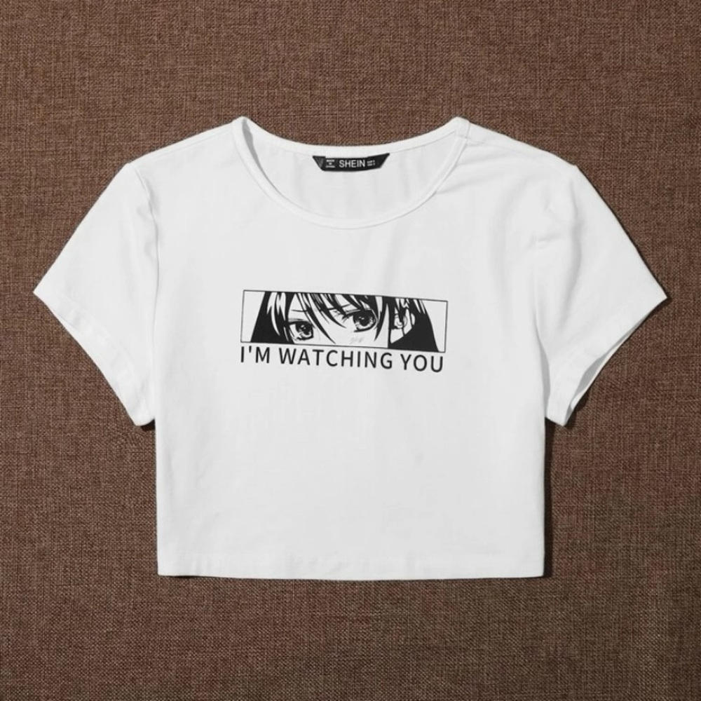 Graphic Crop Top